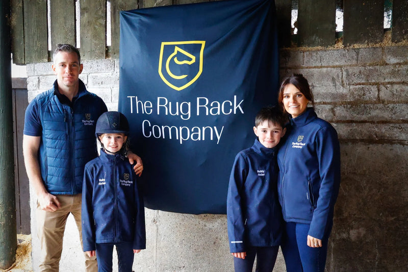 The original Rug Rack in a barn setting